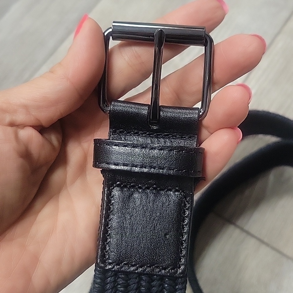 Urban Outfitters Size 32 Black Woven Belt NWOT - Picture 3 of 4